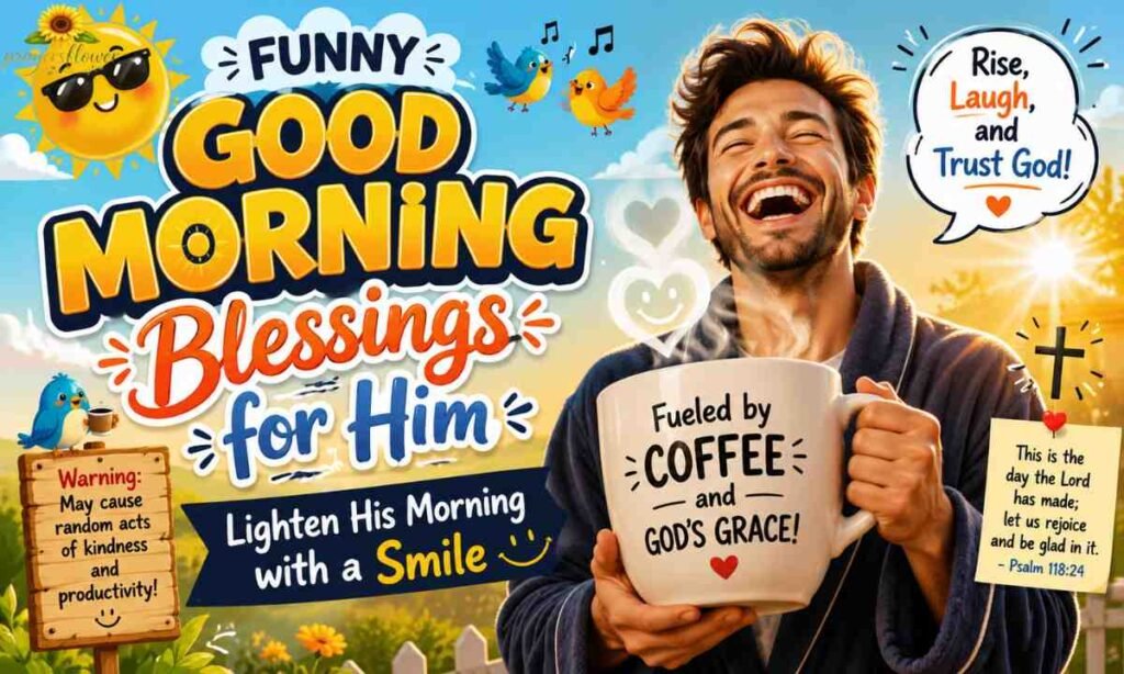 Funny Good Morning Blessings for Him — Lighten His Morning with a Smile