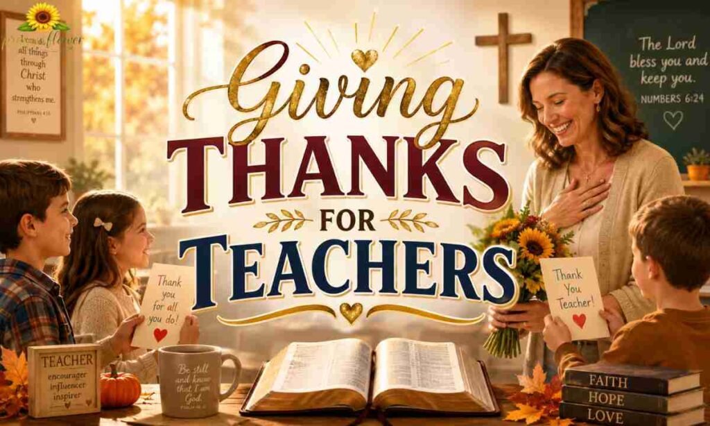 Giving Thanks for Teachers