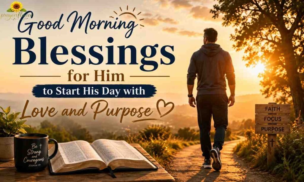 Good Morning Blessings for Him to Start His Day with Love and Purpose
