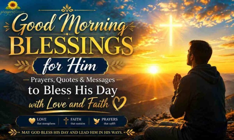 Good Morning Blessings for Him — Prayers, Quotes & Messages to Bless His Day with Love and Faith