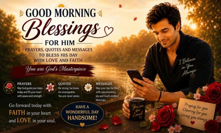 Good Morning Blessings for Him — Prayers, Quotes and Messages to Bless His Day with Love and Faith