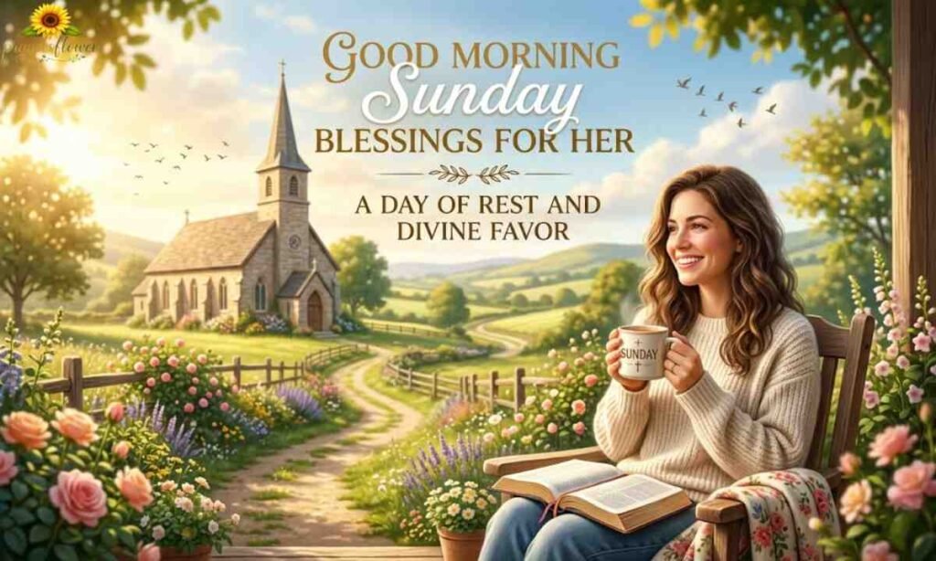 Good Morning Sunday Blessings for Her — A Day of Rest and Divine Favor