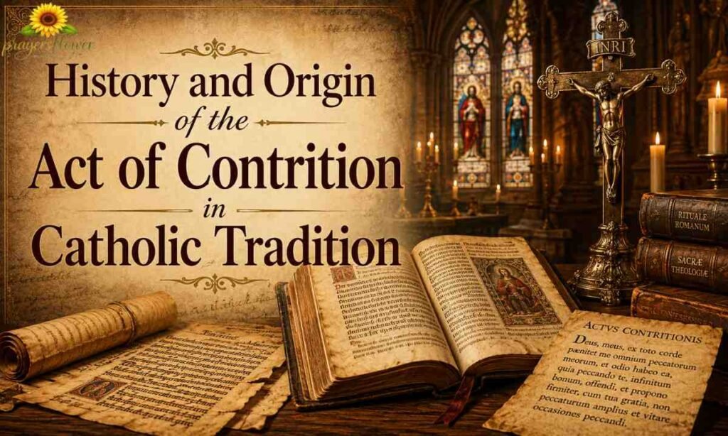 History and Origin of the Act of Contrition in Catholic Tradition