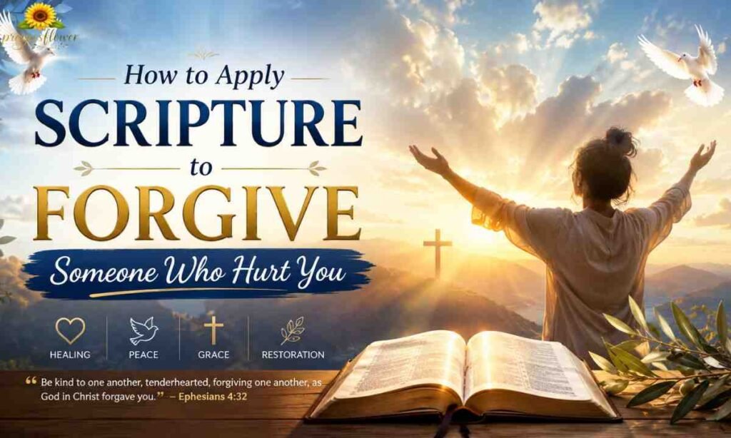 How to Apply Scripture to Forgive Someone Who Hurt You