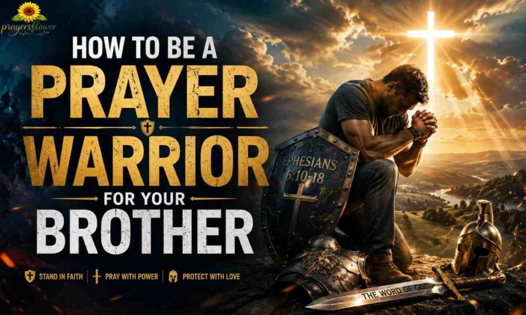 How to Be a Prayer Warrior for Your Brother
