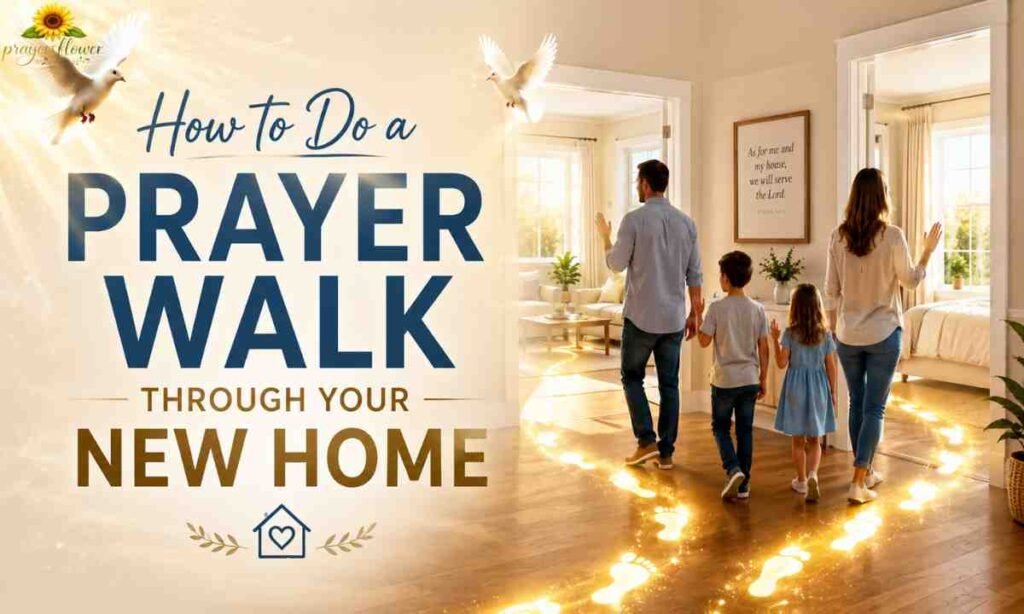 How to Do a Prayer Walk Through Your New Home