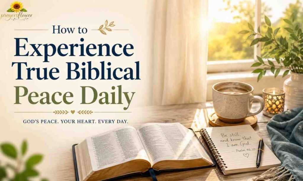 How to Experience True Biblical Peace Daily