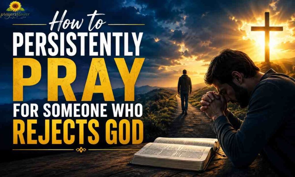 How to Persistently Pray for Someone Who Rejects God