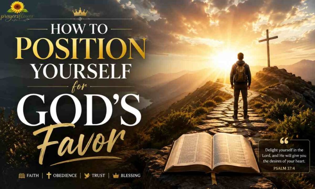 How to Position Yourself for God's Favor
