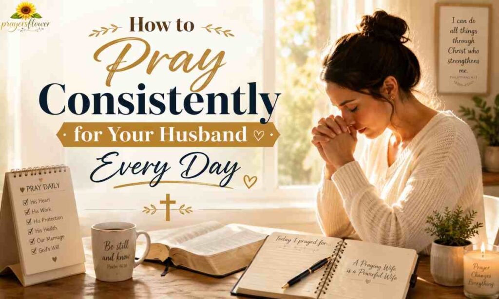 How to Pray Consistently for Your Husband Every Day