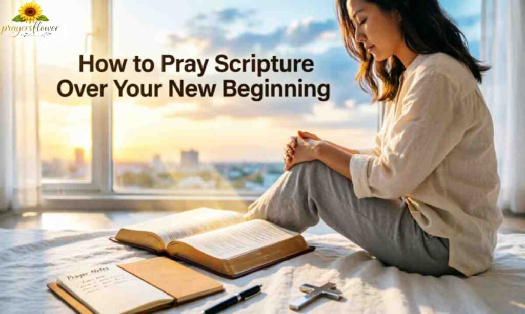 How to Pray Scripture Over Your New Beginning