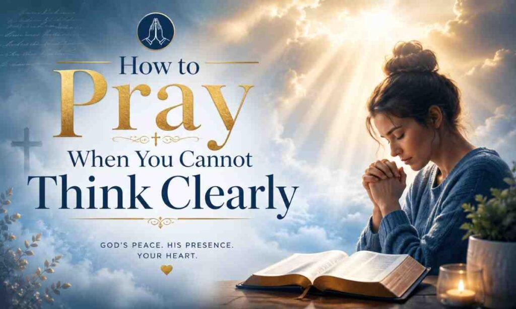 How to Pray When You Cannot Think Clearly