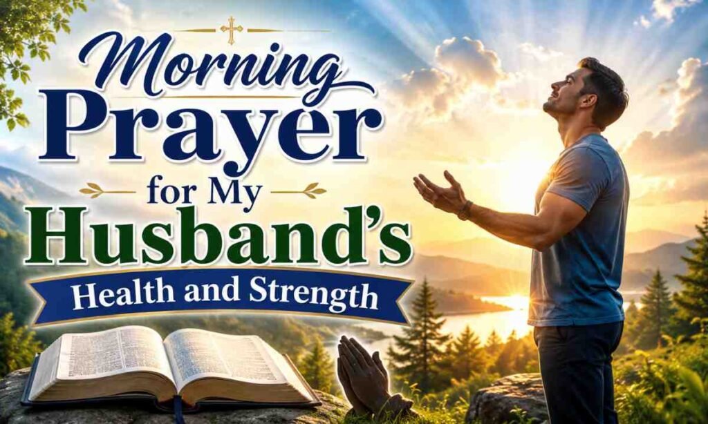 Morning Prayer for My Husband's Health and Strength