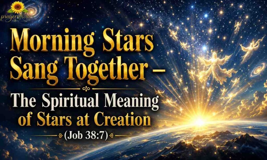 Morning Stars Sang Together — The Spiritual Meaning of Stars at Creation (Job 387)