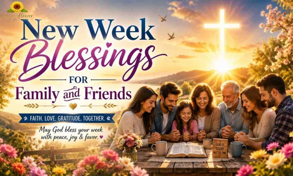 New Week Blessings for Family and Friends