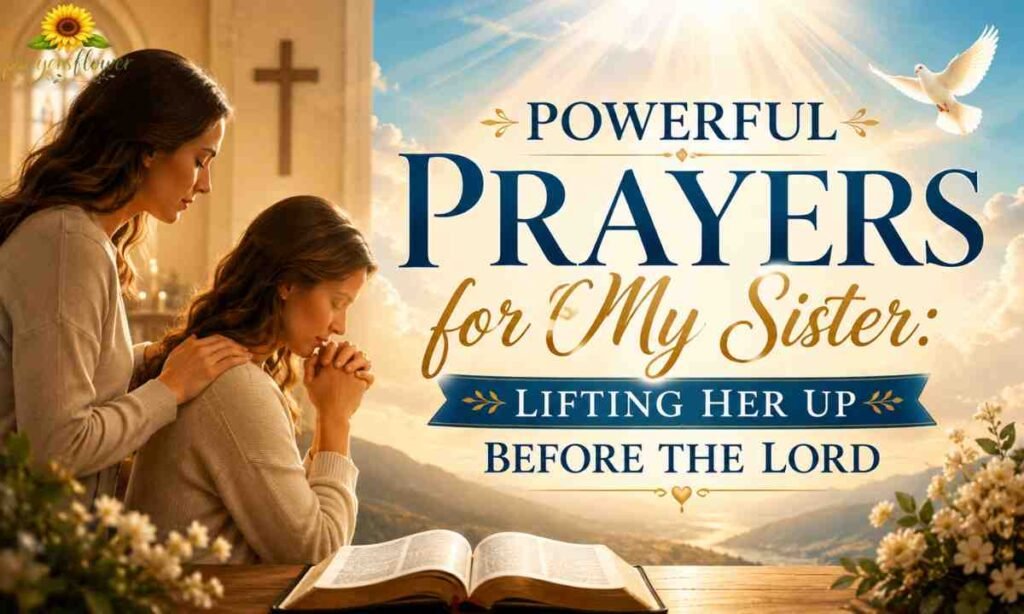 Powerful Prayers for My Sister Lifting Her Up Before the Lord