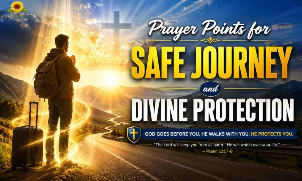 Prayer Points for Safe Journey and Divine Protection