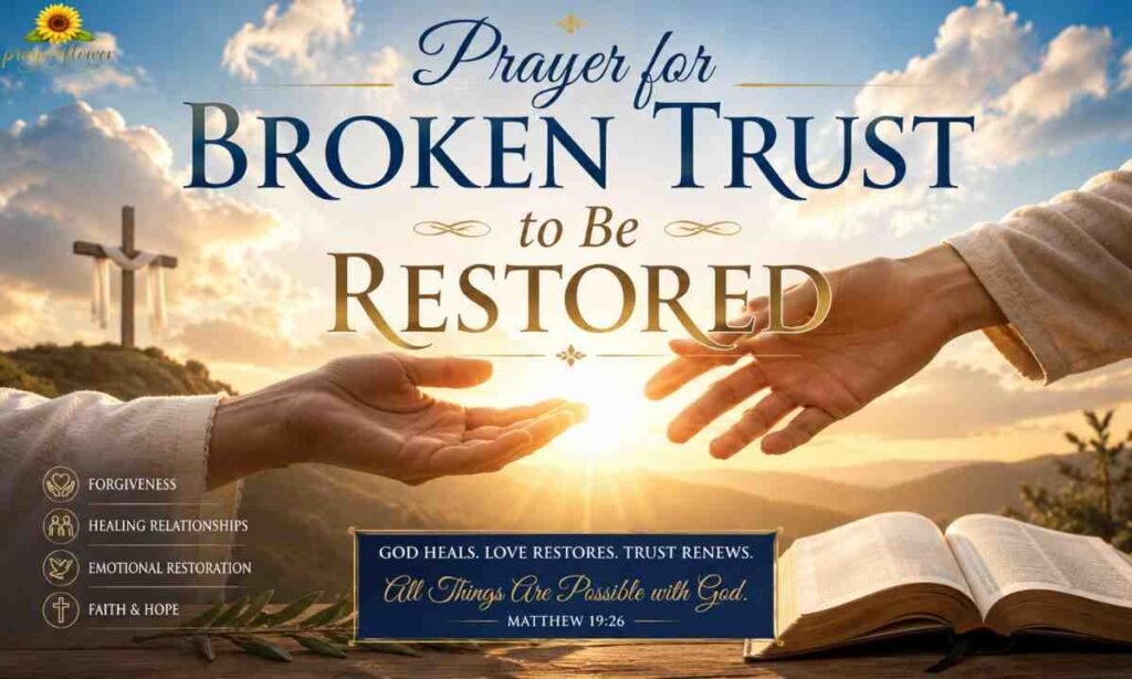Prayer for Broken Trust to Be Restored