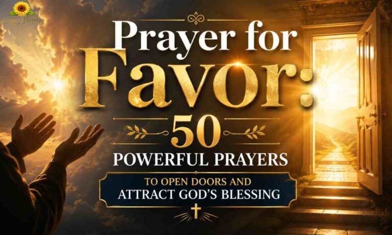 Prayer for Favor 50 Powerful Prayers to Open Doors and Attract God's Blessing