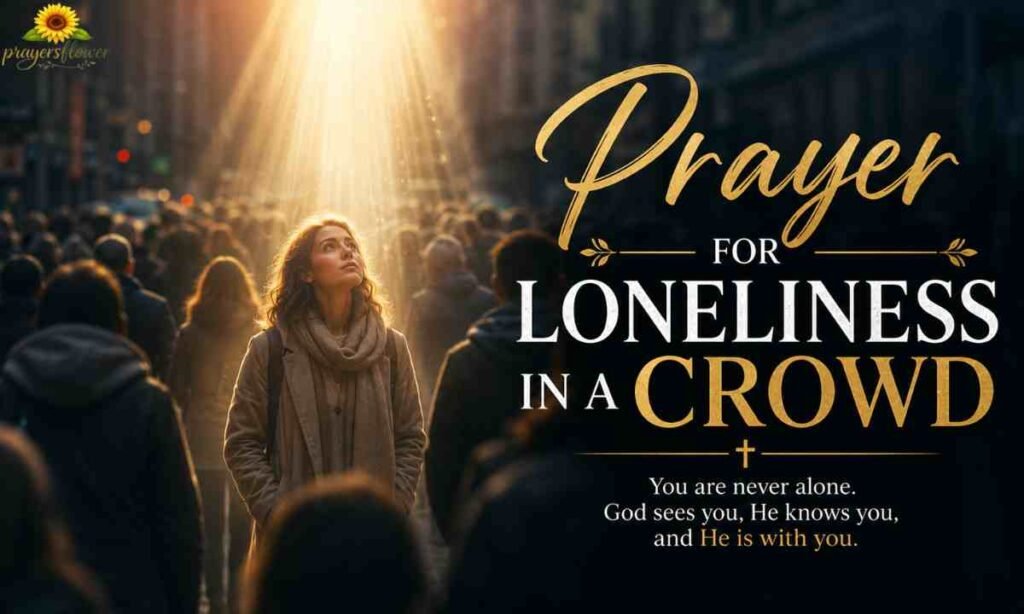Prayer for Loneliness in a Crowd