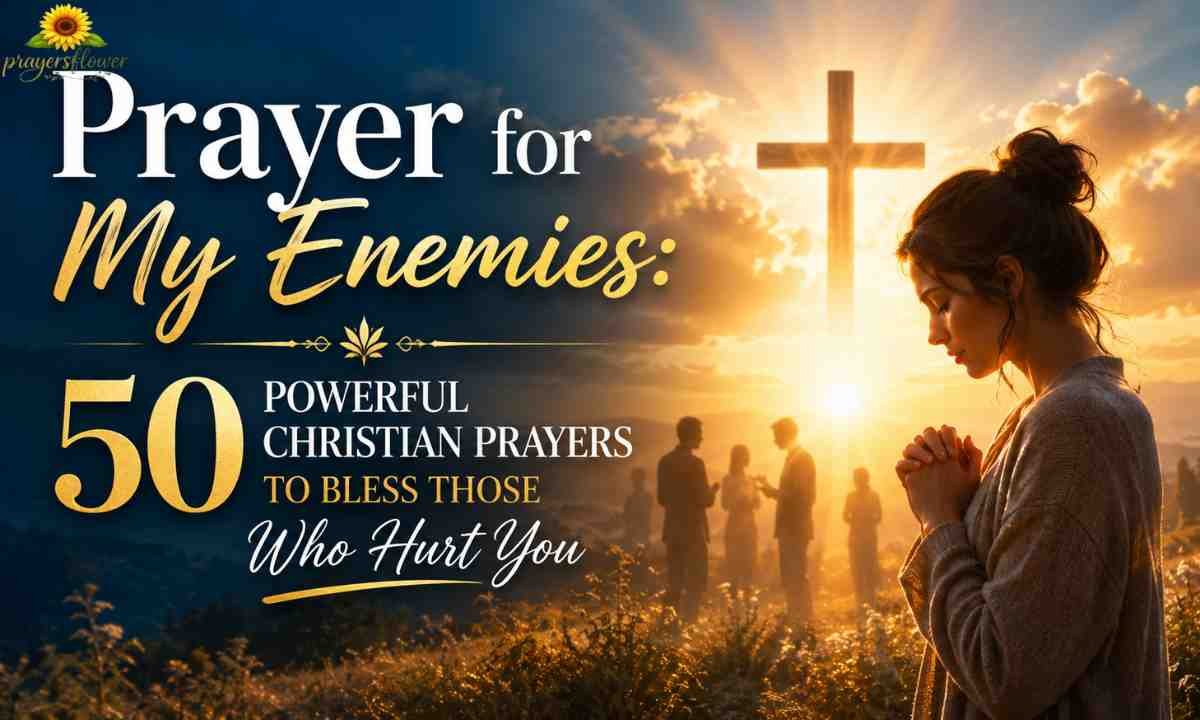 Prayer for My Enemies: 50 Powerful Christian Prayers to Bless Those Who ...