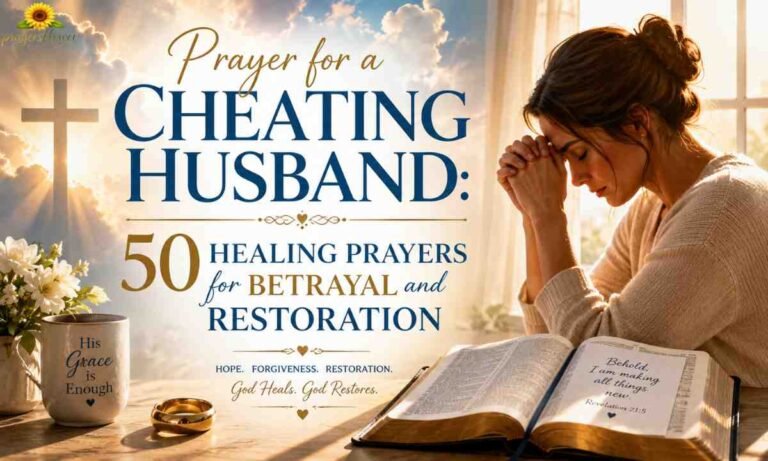Prayer for a Cheating Husband 50 Healing Prayers for Betrayal and Restoration