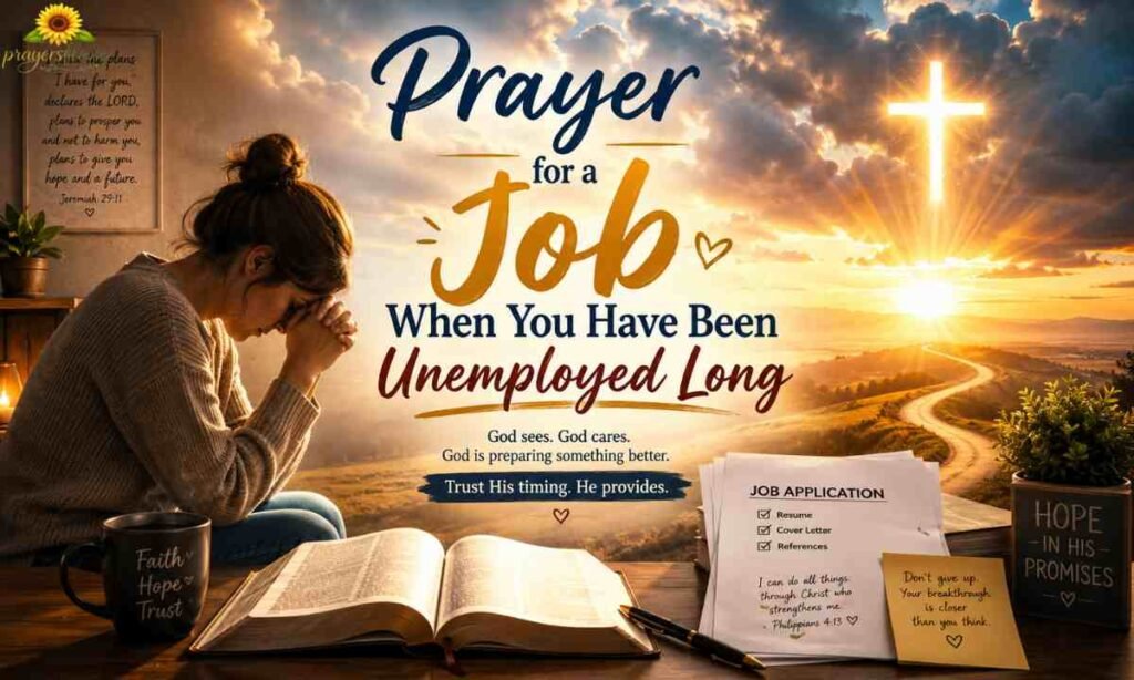 Prayer for a Job When You Have Been Unemployed Long