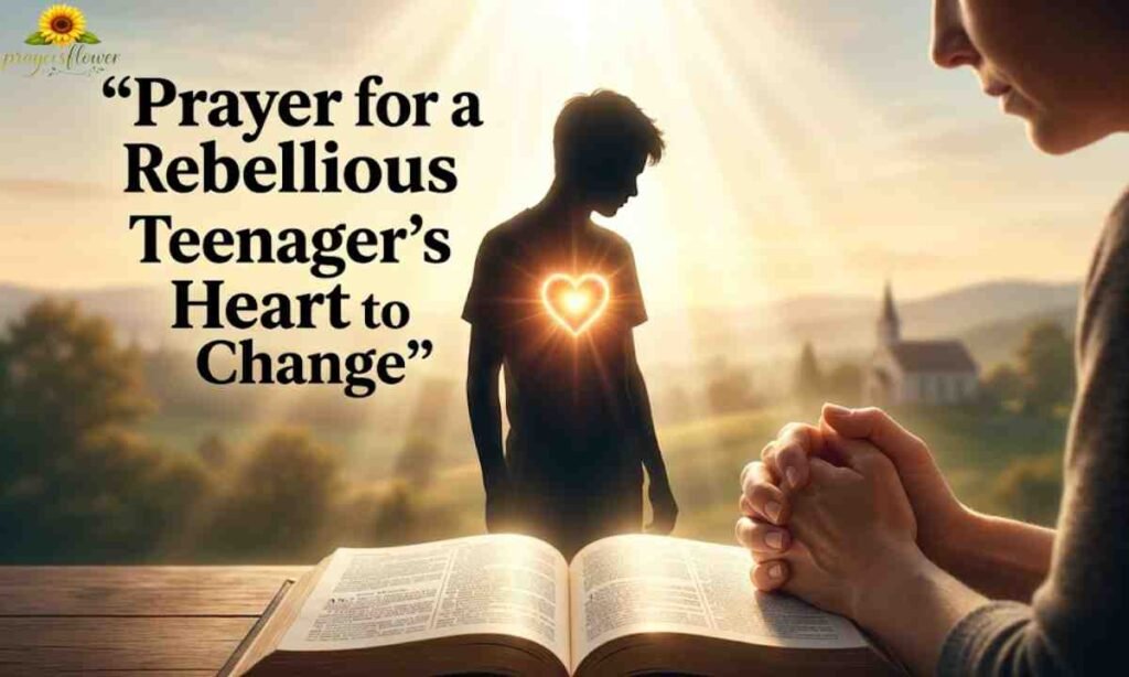 Prayer for a Rebellious Teenager's Heart to Change