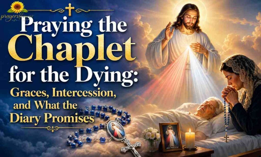 Praying the Chaplet for the Dying Graces, Intercession, and What the Diary Promises