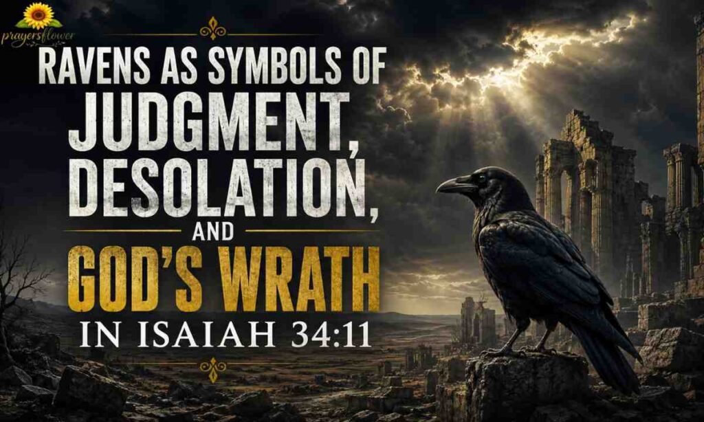 Ravens as Symbols of Judgment, Desolation, and God's Wrath in Isaiah 3411