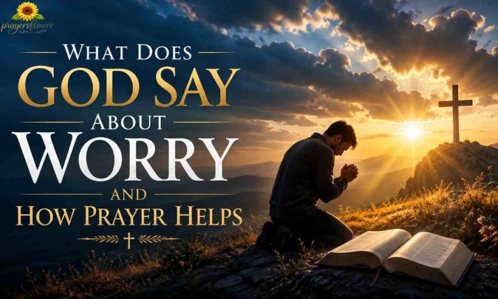 What Does God Say About Worry and How Prayer Helps