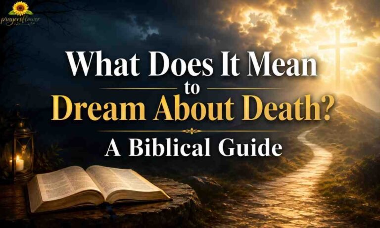 What Does It Mean to Dream About Death A Biblical Guide