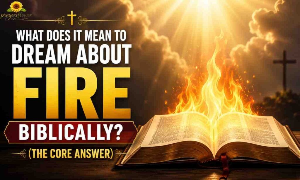 What Does It Mean to Dream About Fire Biblically (The Core Answer)