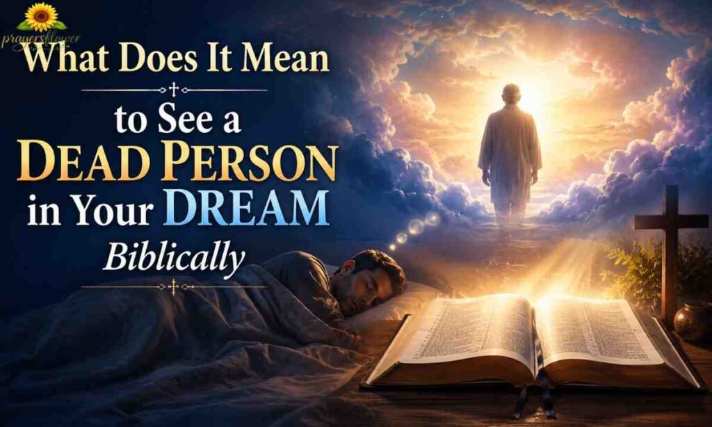 What Does It Mean to See a Dead Person in Your Dream Biblically