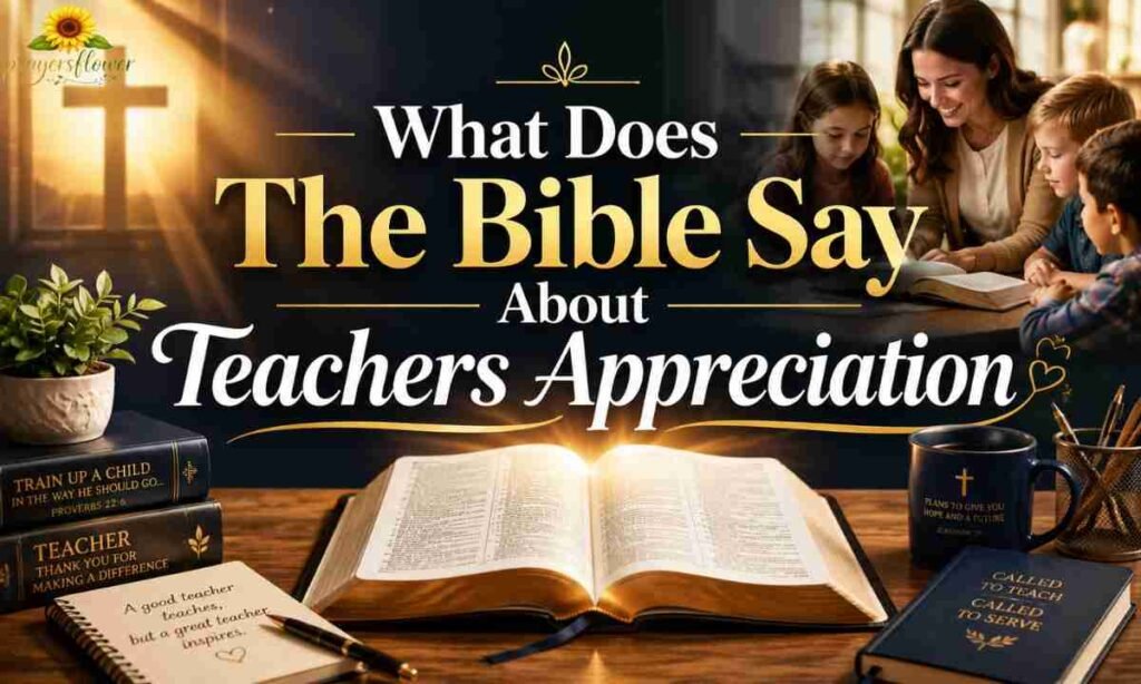 What Does The Bible Say About Teachers Appreciation