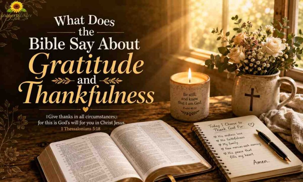 What Does the Bible Say About Gratitude and Thankfulness