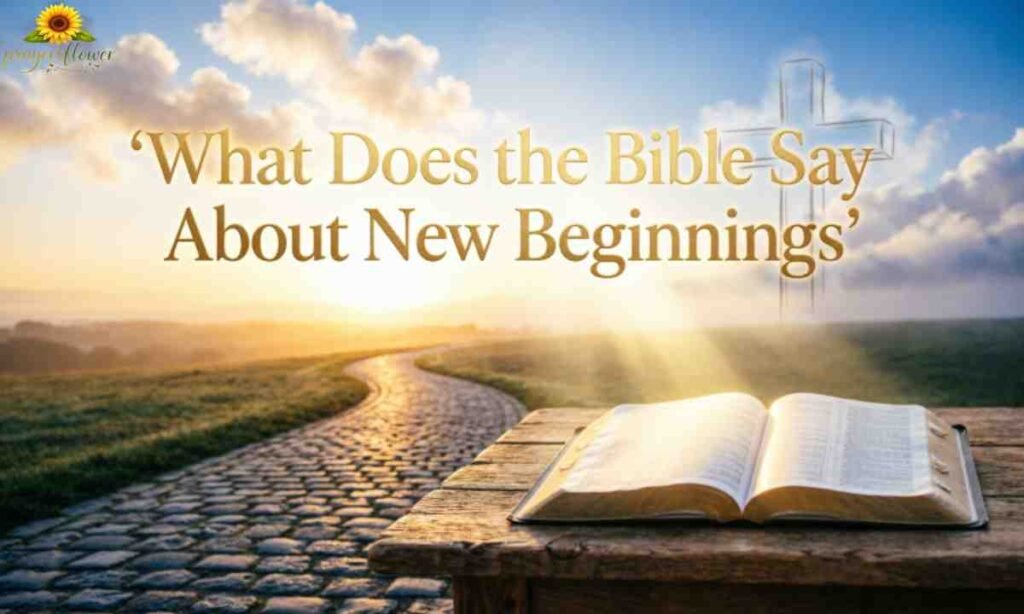What Does the Bible Say About New Beginnings