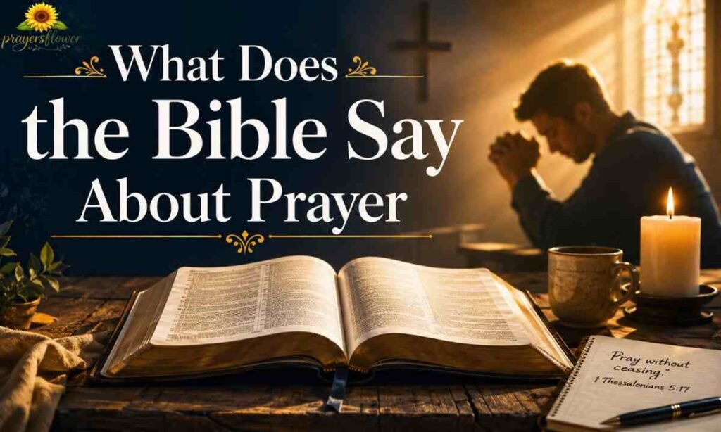 What Does the Bible Say About Prayer