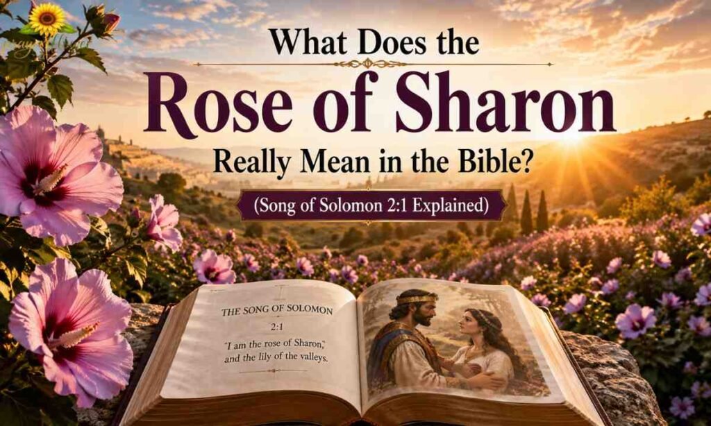 What Does the Rose of Sharon Really Mean in the Bible (Song of Solomon 21 Explained)