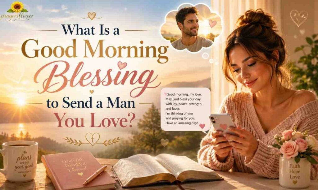What Is a Good Morning Blessing to Send a Man You Love