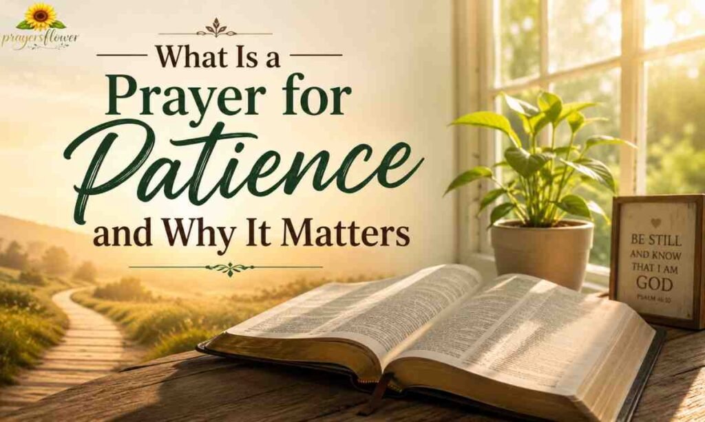 What Is a Prayer for Patience and Why It Matters