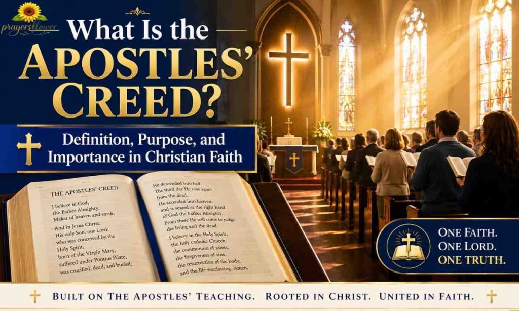 What Is the Apostles' Creed Definition, Purpose, and Importance in Christian Faith