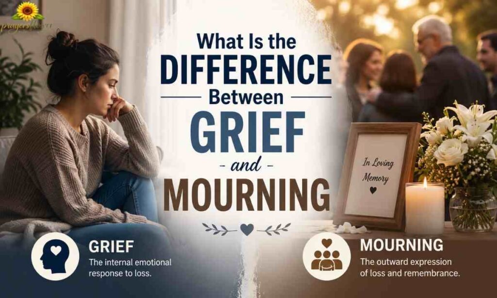 What Is the Difference Between Grief and Mourning
