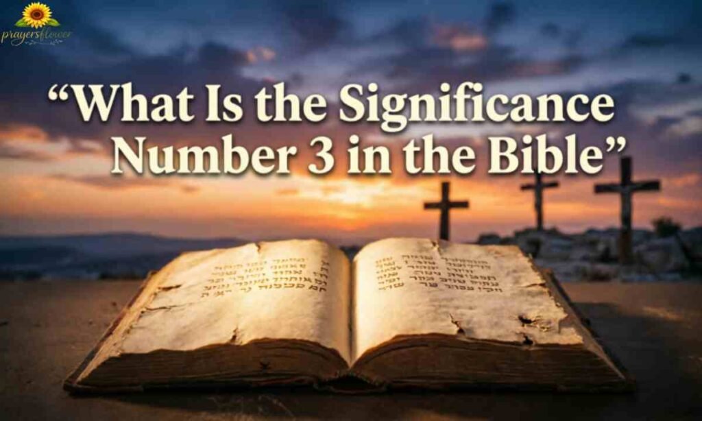What Is the Significance of Number 3 in the Bible