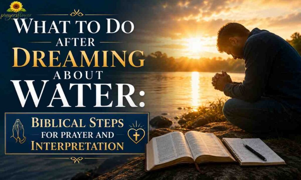 What to Do After Dreaming About Water Biblical Steps for Prayer and Interpretation