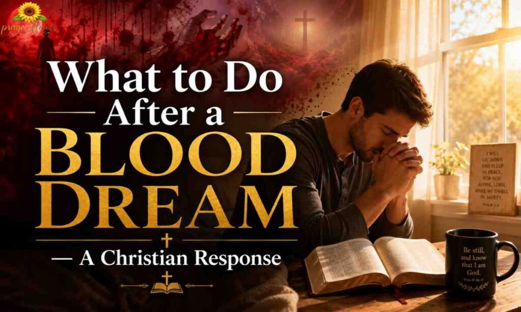 What to Do After a Blood Dream — A Christian Response