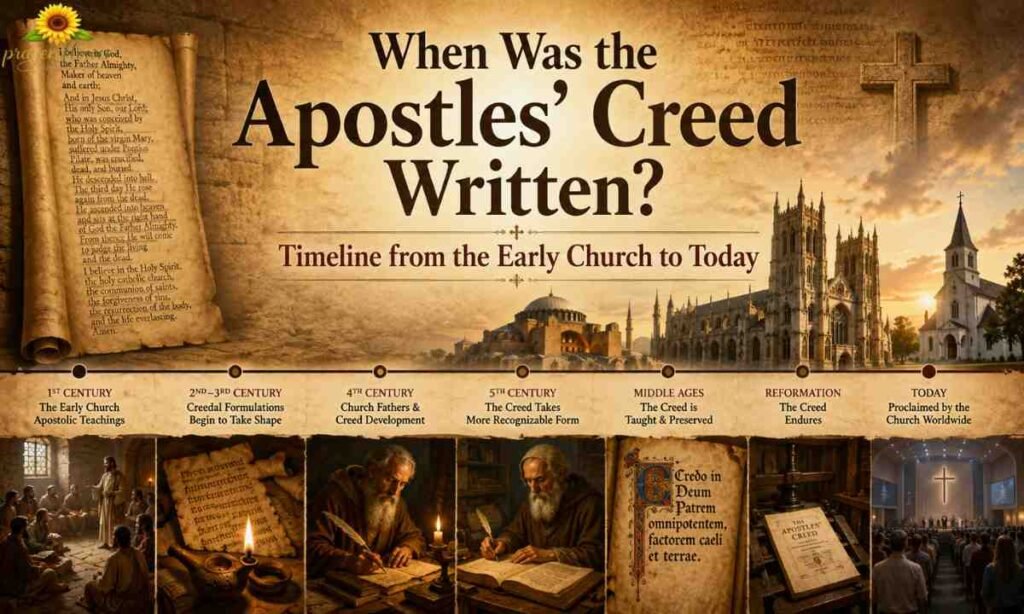 When Was the Apostles' Creed Written Timeline from the Early Church to Today