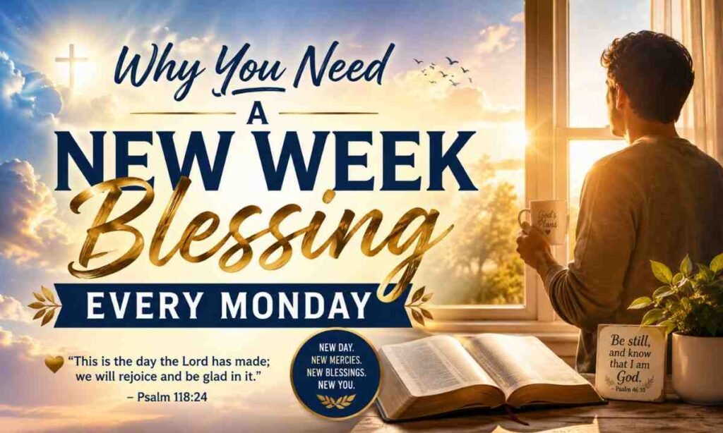 Why You Need a New Week Blessing Every Monday