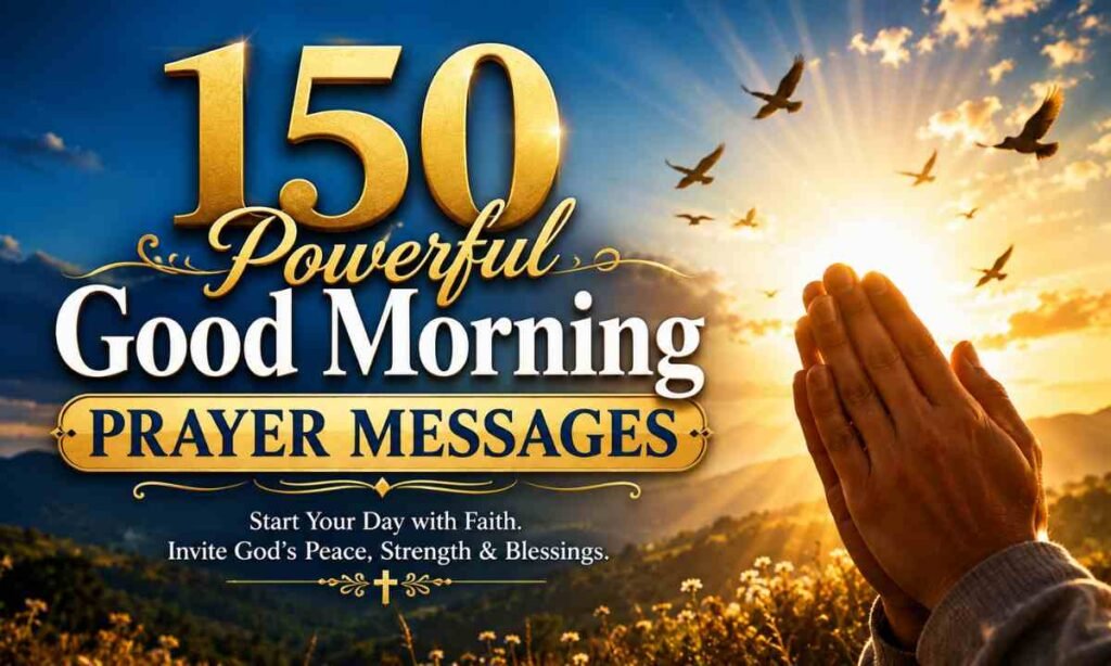 150 Powerful Good Morning Prayer Messages