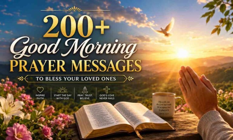 200+ Good Morning Prayer Messages to Bless Your Loved Ones